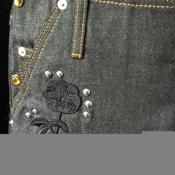 Coach 1941 black custom denim size 4 - Picture 4 of 6